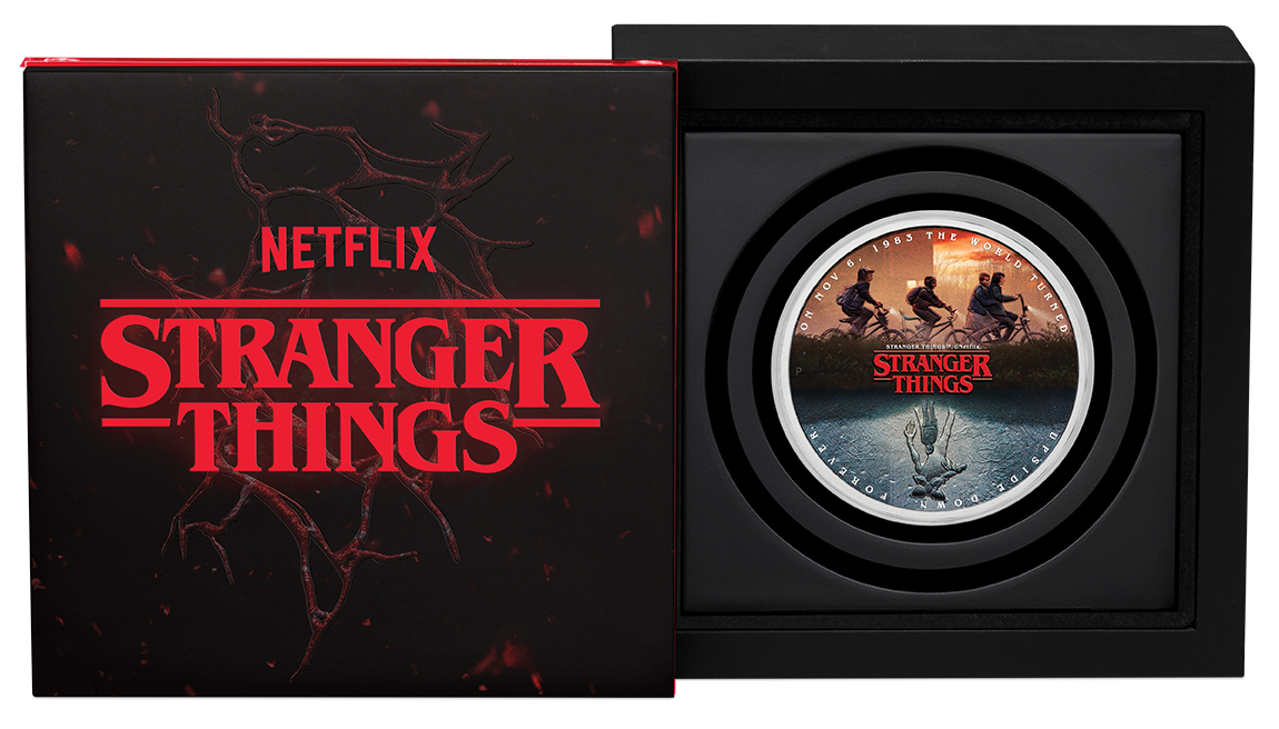 Stranger Thing - The Upside Down 2026 1oz Silver Coloured Coin