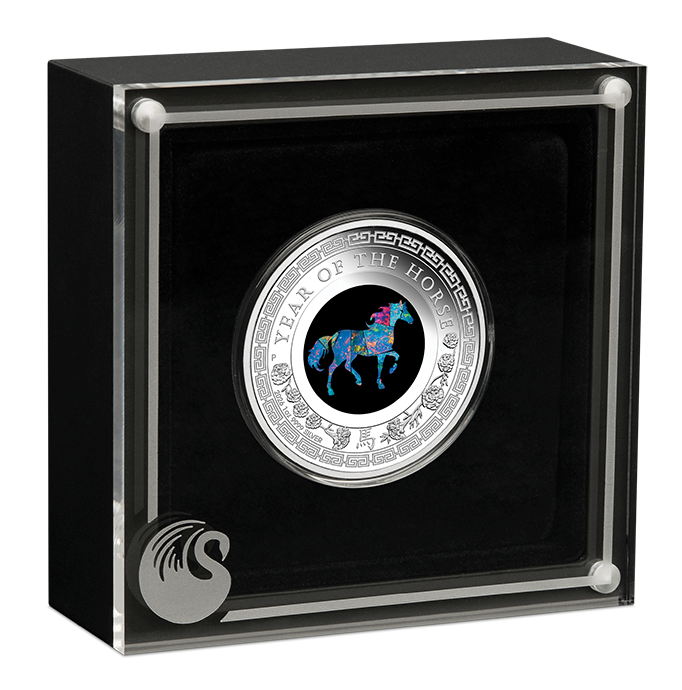 Australian Opal Lunar Series 2026 Year of the Horse 1oz Silver Proof Coin