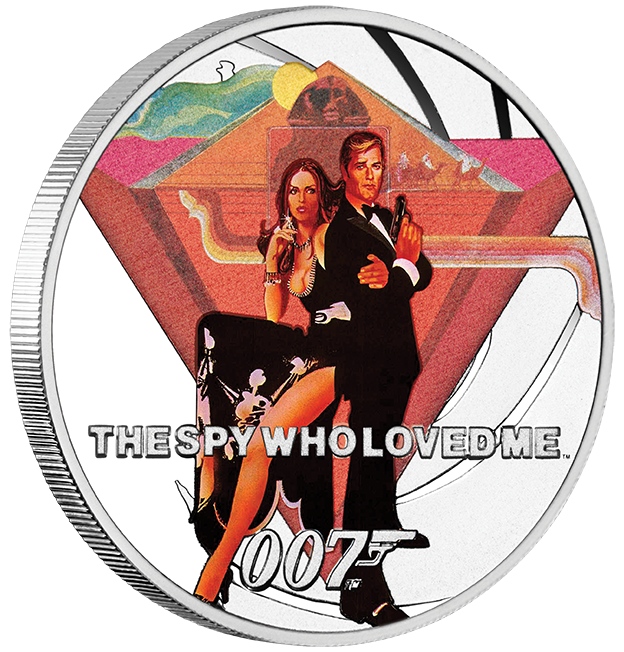 James Bond Roger Moore Silver Proof Eight-Coin Collection
