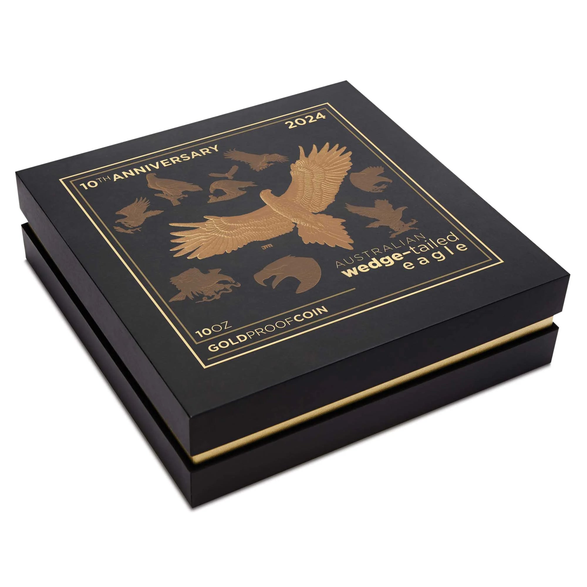 Australian Wedge-Tailed Eagle 10th Anniversary 2024 10oz Gold Proof Coin