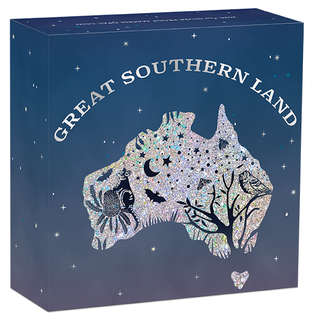 Great Southern Land Nocturnal 2026 1oz Silver Proof Matrix Opal Coin