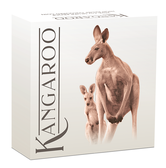 Australian Kangaroo 2026 1oz Silver Proof High Relief Coloured Coin