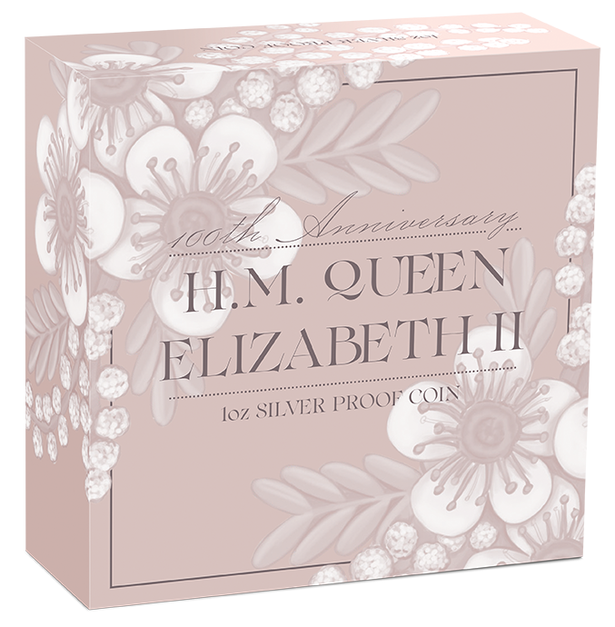 H.M. Queen Elizabeth II 100th Anniversary 2026 1oz Silver Proof Coin