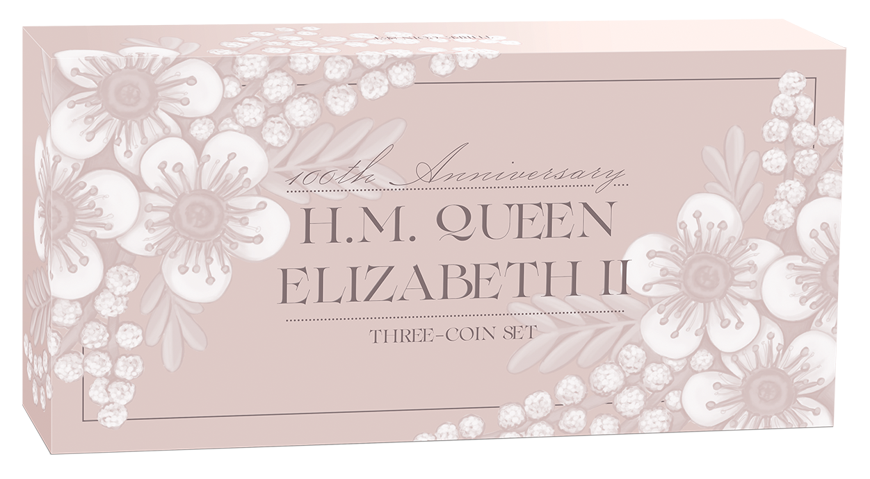 H.M. Queen Elizabeth II 100th Anniversary 2026 1oz Silver Three-Coin Set