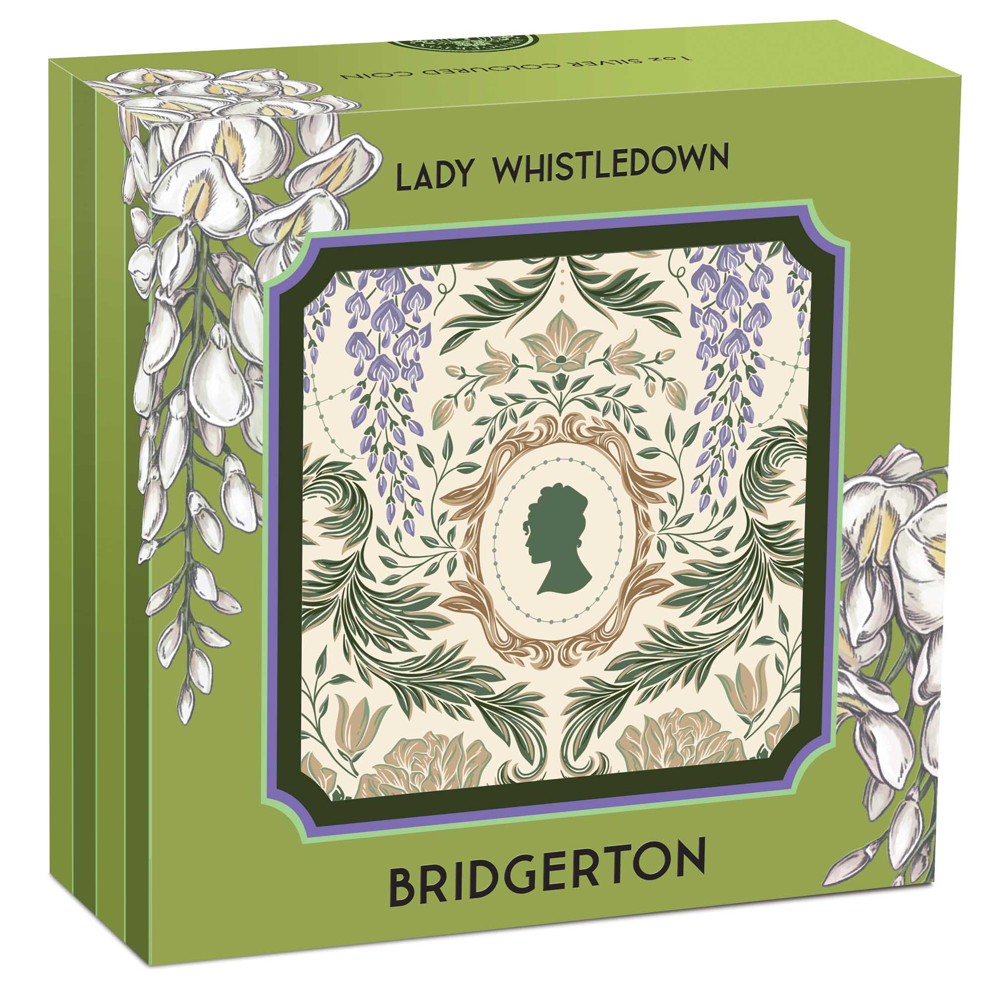 Bridgerton - Lady Whistledown 2026 1oz Silver Coloured Coin