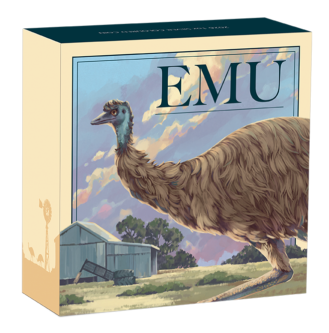 Australian Emu 2026 1oz Silver Coloured Coin