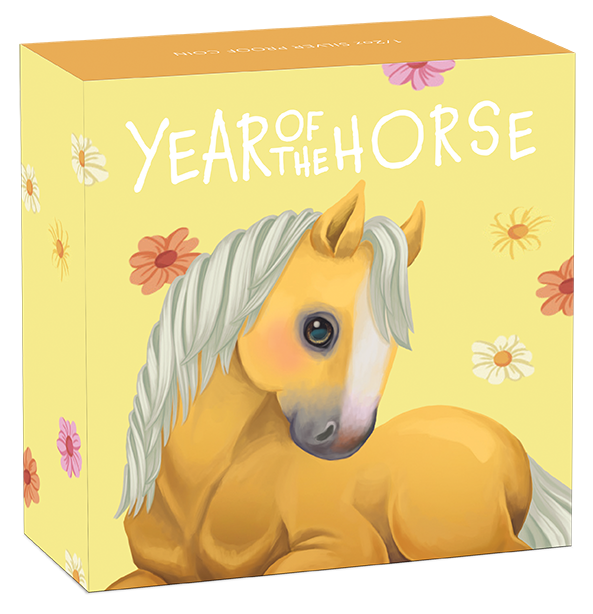 Baby Horse 2026 1/2oz Silver Proof Coloured Coin