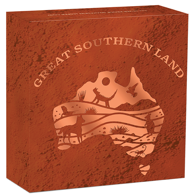 Great Southern Land 2025 1oz Silver Proof Snakeskin Jasper Coin