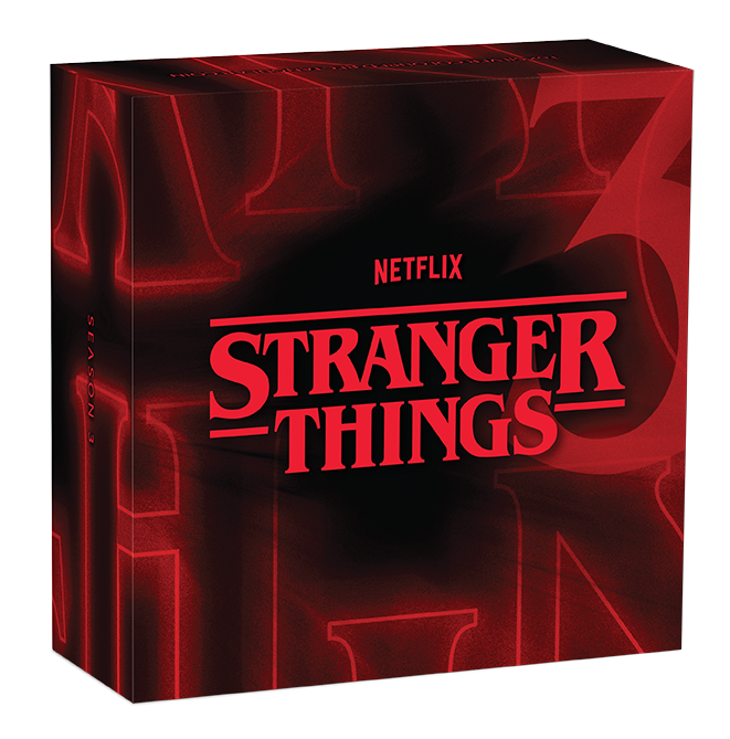 Stranger Things - Season 3 2026 1oz Silver Coloured Rectangular Coin