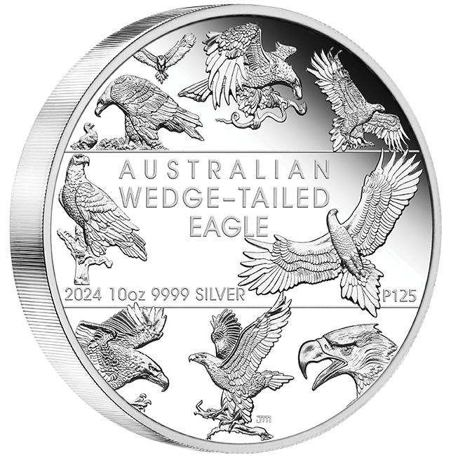 Australian Wedge-Tailed Eagle 10th Anniversary 2024 10oz Silver Proof Coin