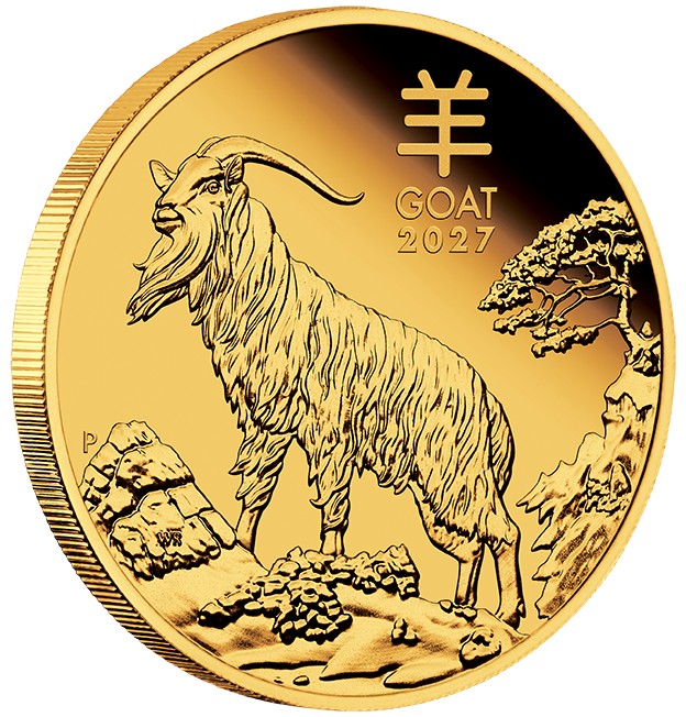 2027 Year of the Goat 1oz Gold Proof Coin