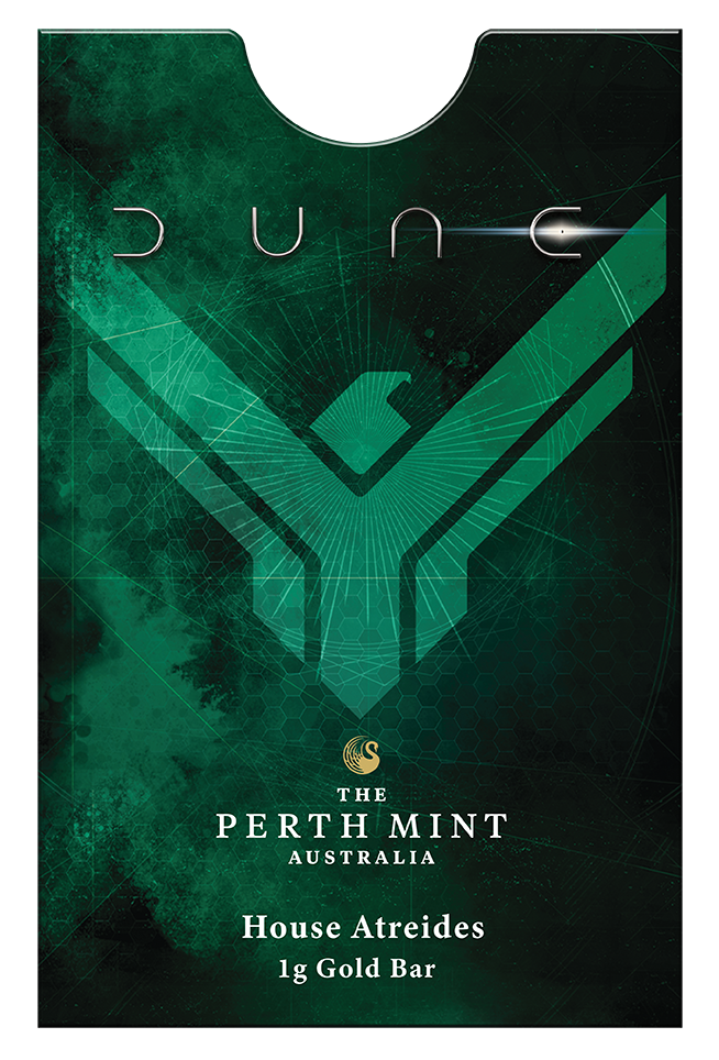 Dune - House Atreides 2026 1g Gold Minted Bar