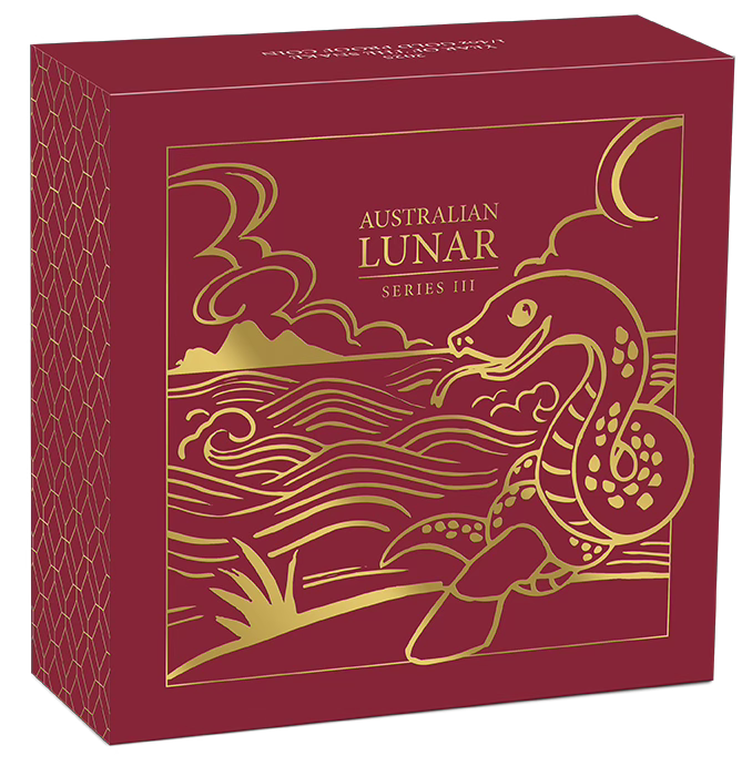 Australian Lunar Series III 2025 Year of the Snake 1/4oz Gold Proof Coin