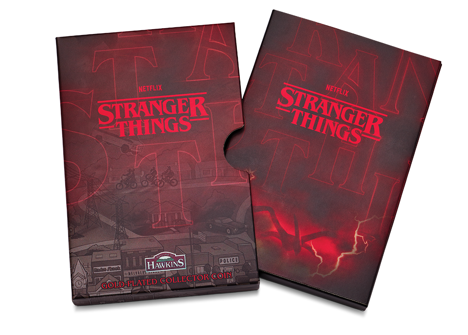 Stranger Things - Hawkins 2026 Gold Plated Collector's Coin In Card