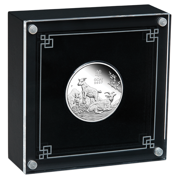 2027 Year of the Goat 1/2oz Silver Proof Coin