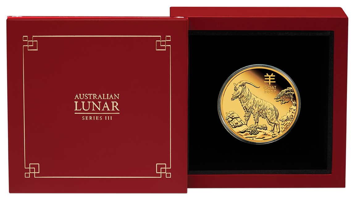 2027 Year of the Goat 1oz Gold Proof Coin