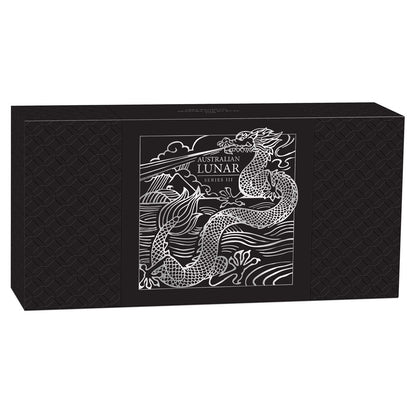 Australian Lunar Series III 2024 Year of the Dragon 1oz Silver Trio