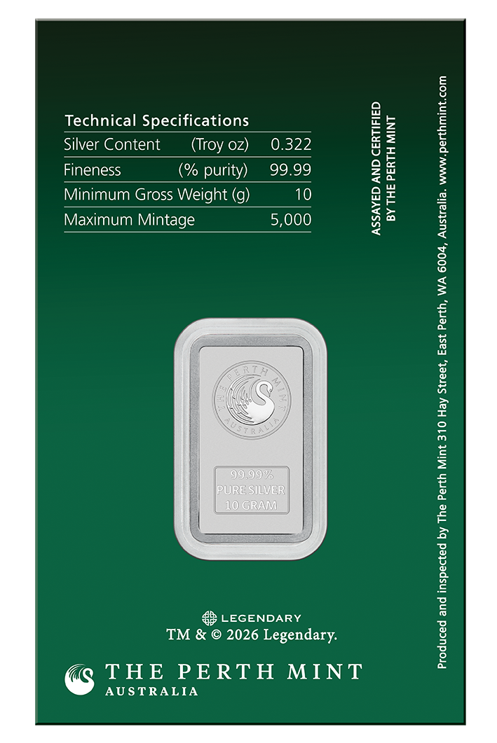 Dune - House Atreides 2026 10g Silver Minted Bar