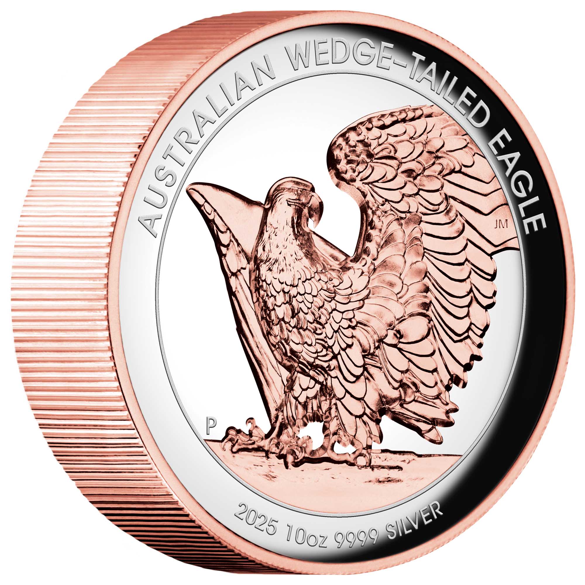 Australian Wedge-tailed Eagle 2025 10oz Silver Proof Ultra High Relief Gilded Coin