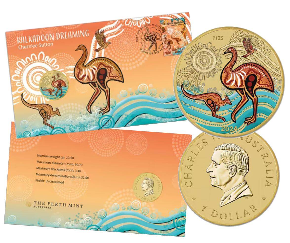 Kalkadoon Dreaming 2024 Stamp and Coin Cover