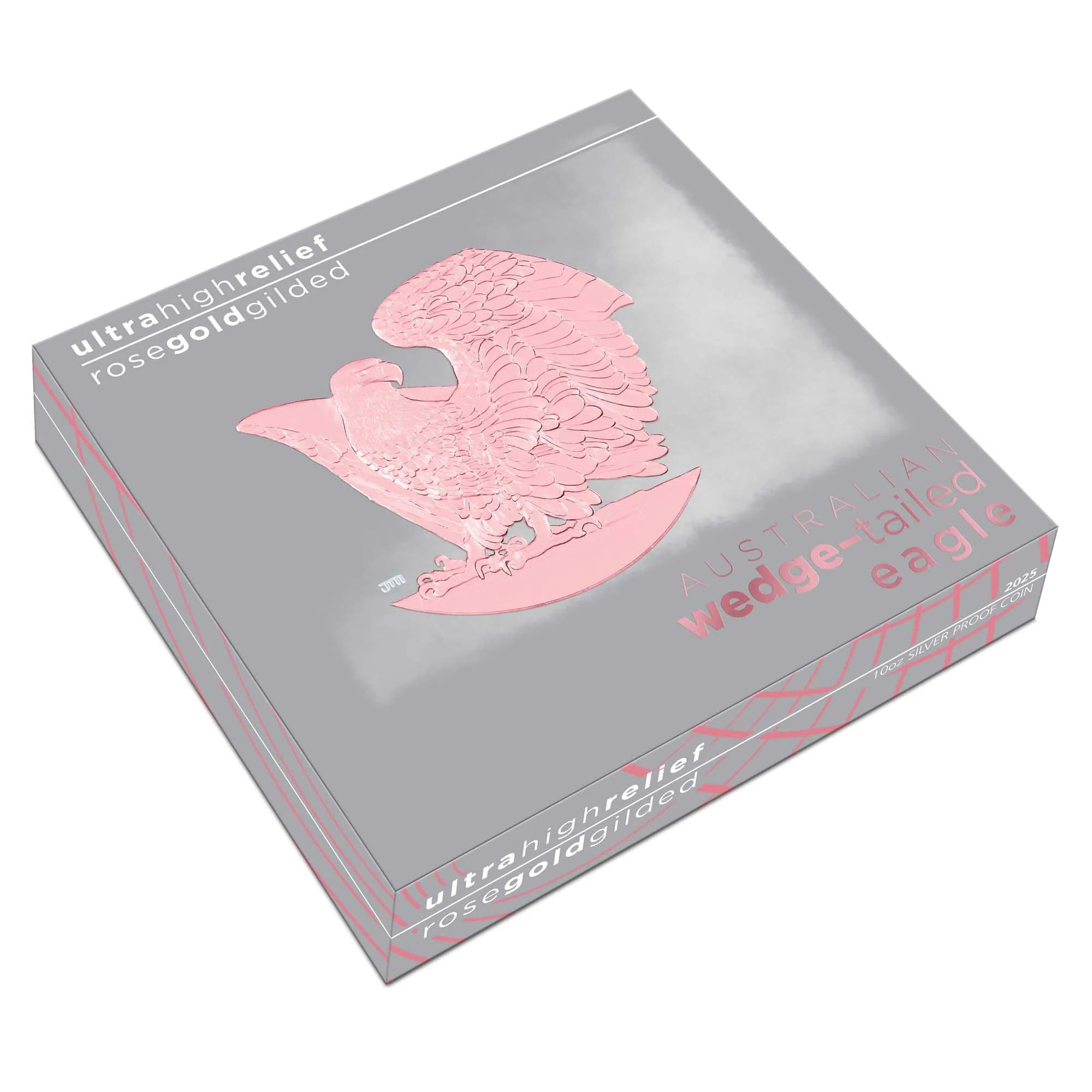 Australian Wedge-tailed Eagle 2025 10oz Silver Proof Ultra High Relief Gilded Coin