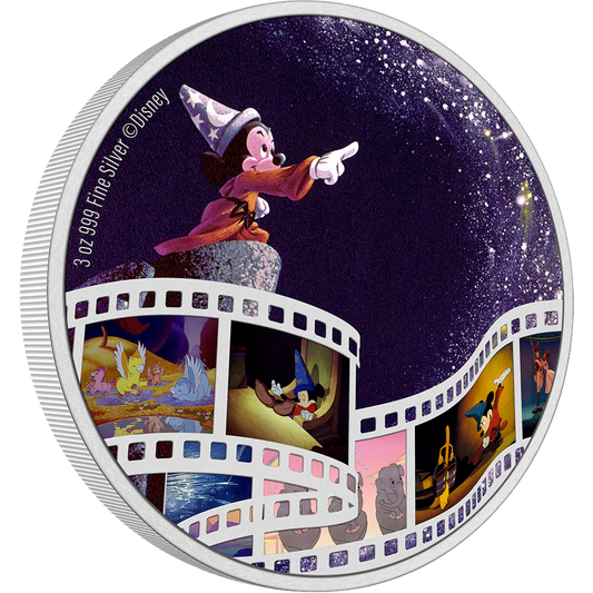 Disney Cinema Masterpieces – Fantasia 3oz Silver Coin