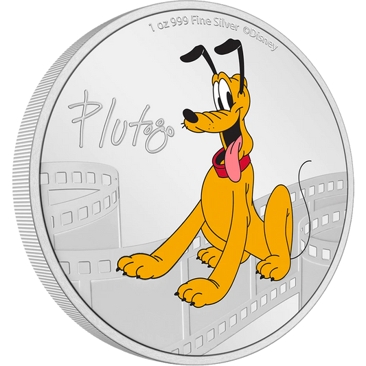 Disney Mickey & Friends – Pluto 1oz Silver Coin