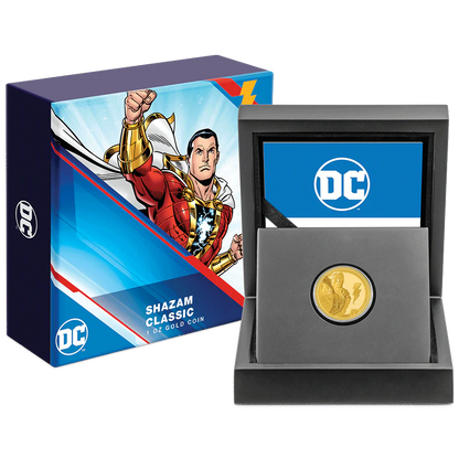 SHAZAM DC Classic 1/4oz Gold Coin