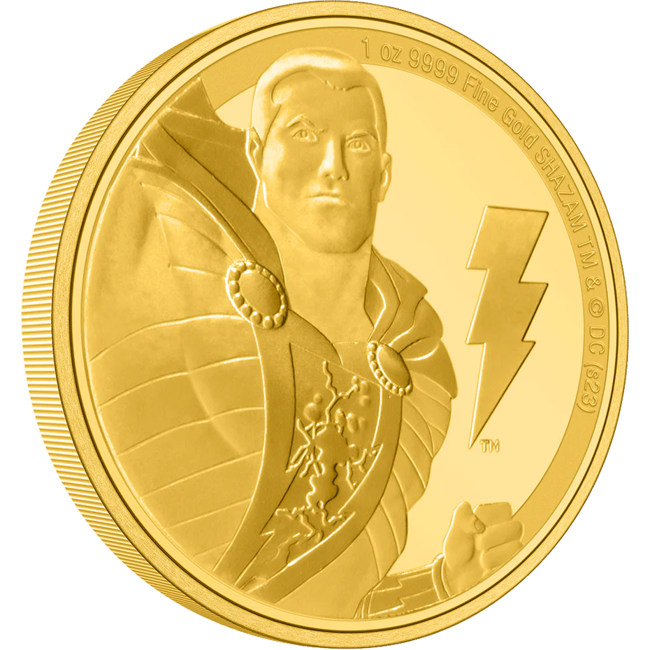SHAZAM DC Classic 1oz Gold Coin