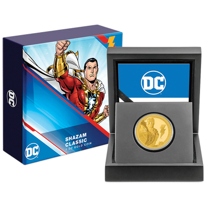 SHAZAM DC Classic 1oz Gold Coin