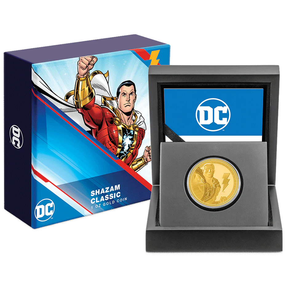 SHAZAM DC Classic 1oz Gold Coin