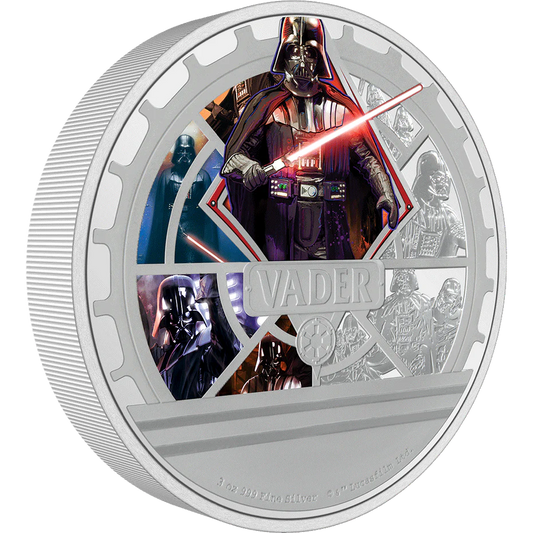 Star Wars Darth Vader 3oz Silver Coin