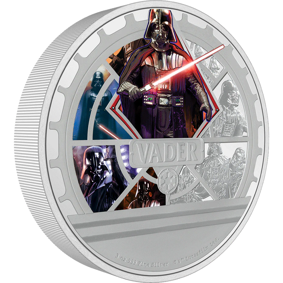 Star Wars Darth Vader 3oz Silver Coin