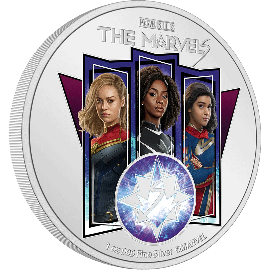 Marvel - The Marvels 1oz silver 2023