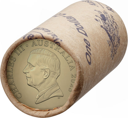 King Charles III Effigy 2023 $1 Circulated Coin Non-Premium Roll