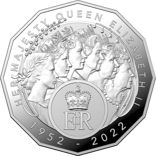 Elizabeth Regina HM Queen Elizabeth II Commemoration - 2023 50c Fine Silver Proof Coin