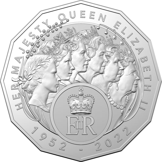 Elizabeth Regina HM Queen Elizabeth II Commemoration - 2023 50c CuNi Uncirculated Coin