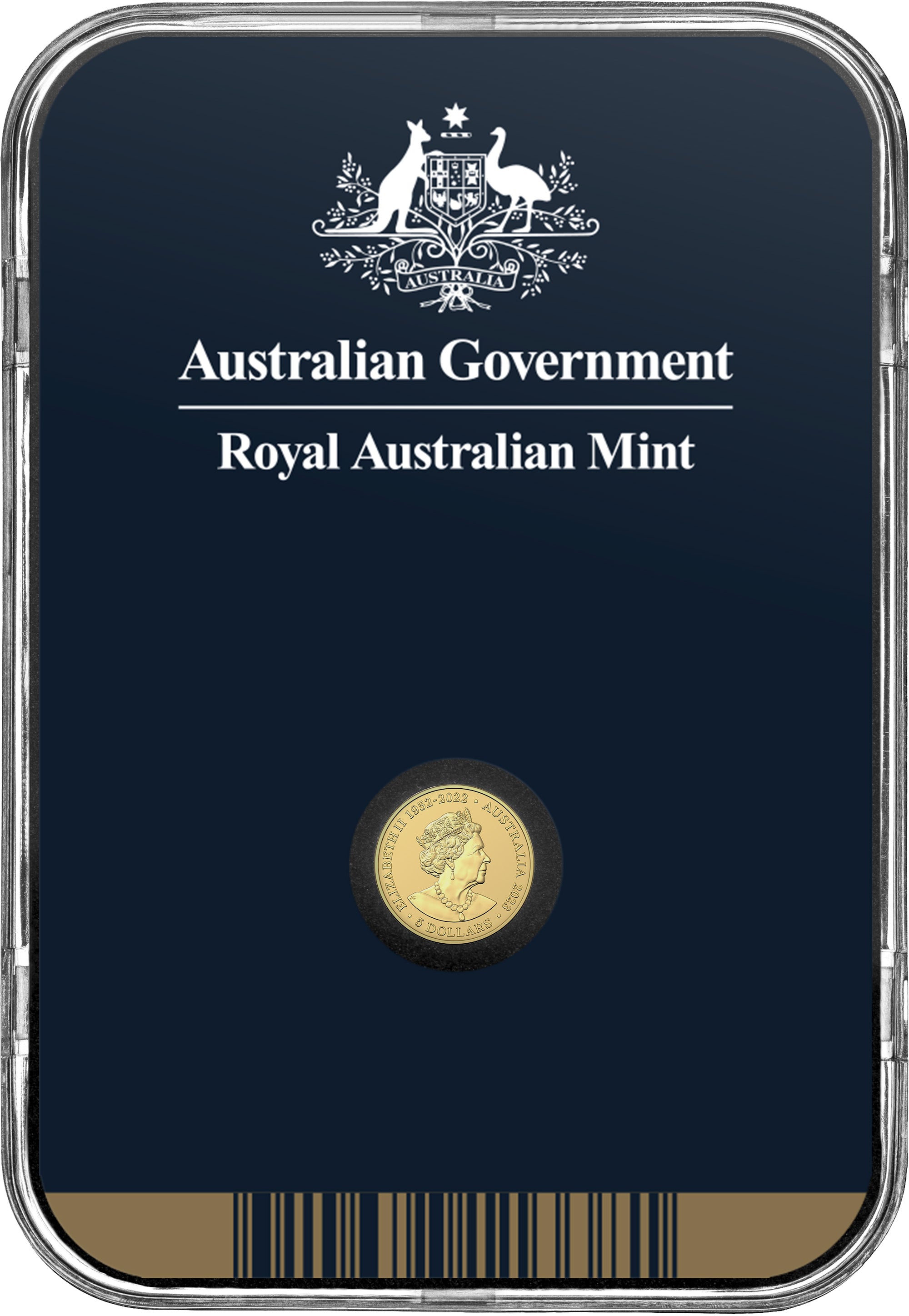 Mini Money Emu 2023 $5 1/2g Frosted Uncirculated Gold Coin