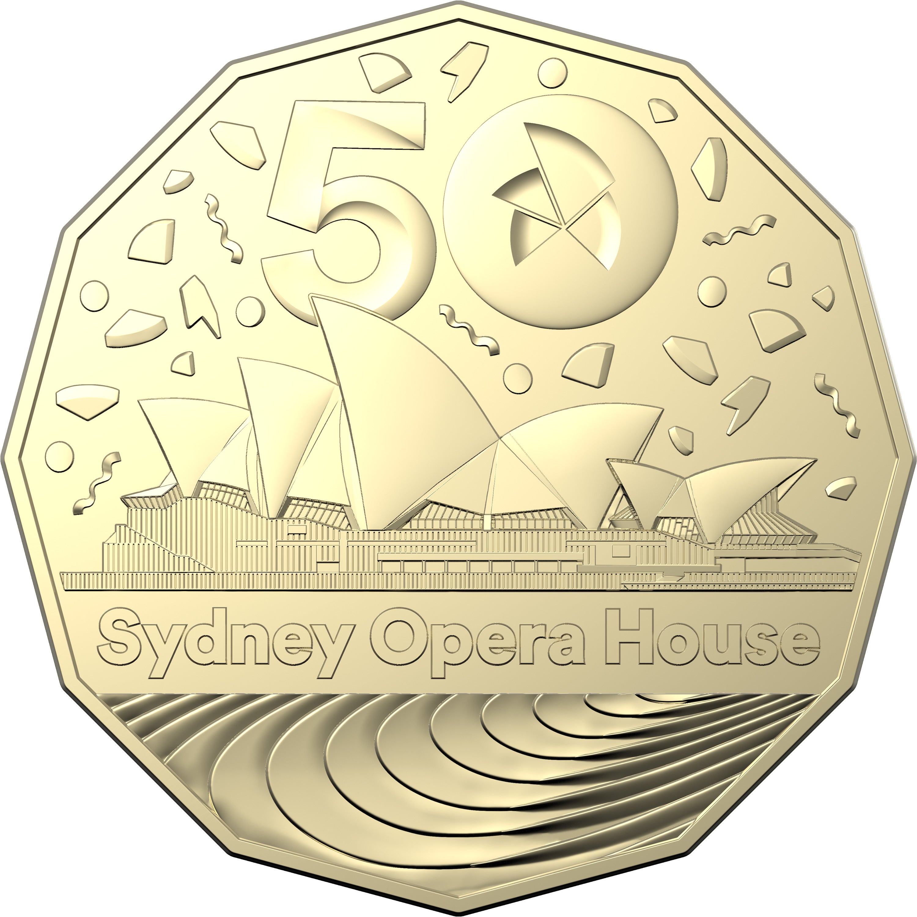 50th Anniversary of the Sydney Opera House 2023 50c AlBr Uncirculated Coin