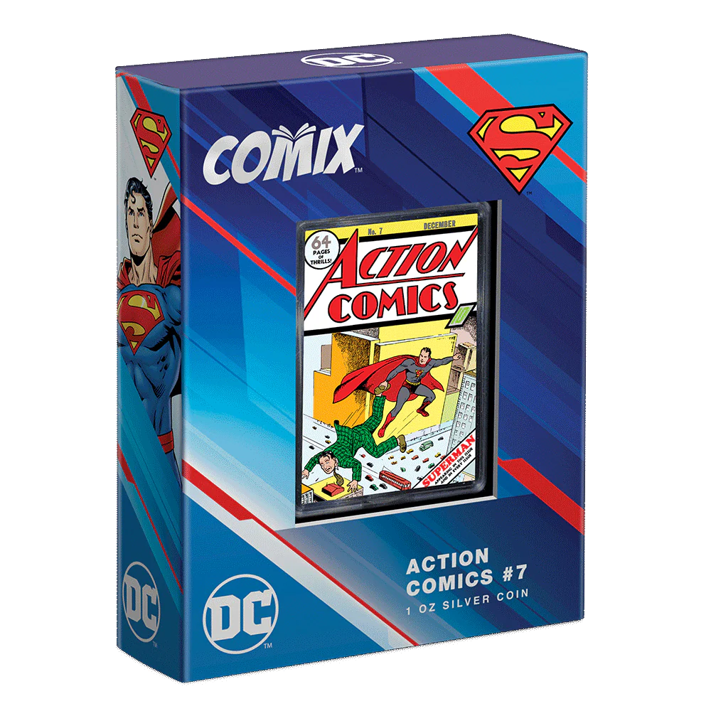 Action Comics #7 COMIX 2024 1oz Silver Coin