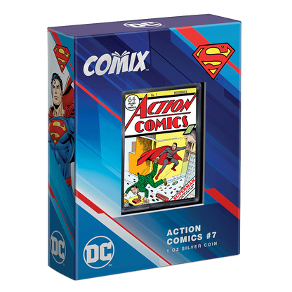 Action Comics #7 COMIX 2024 1oz Silver Coin