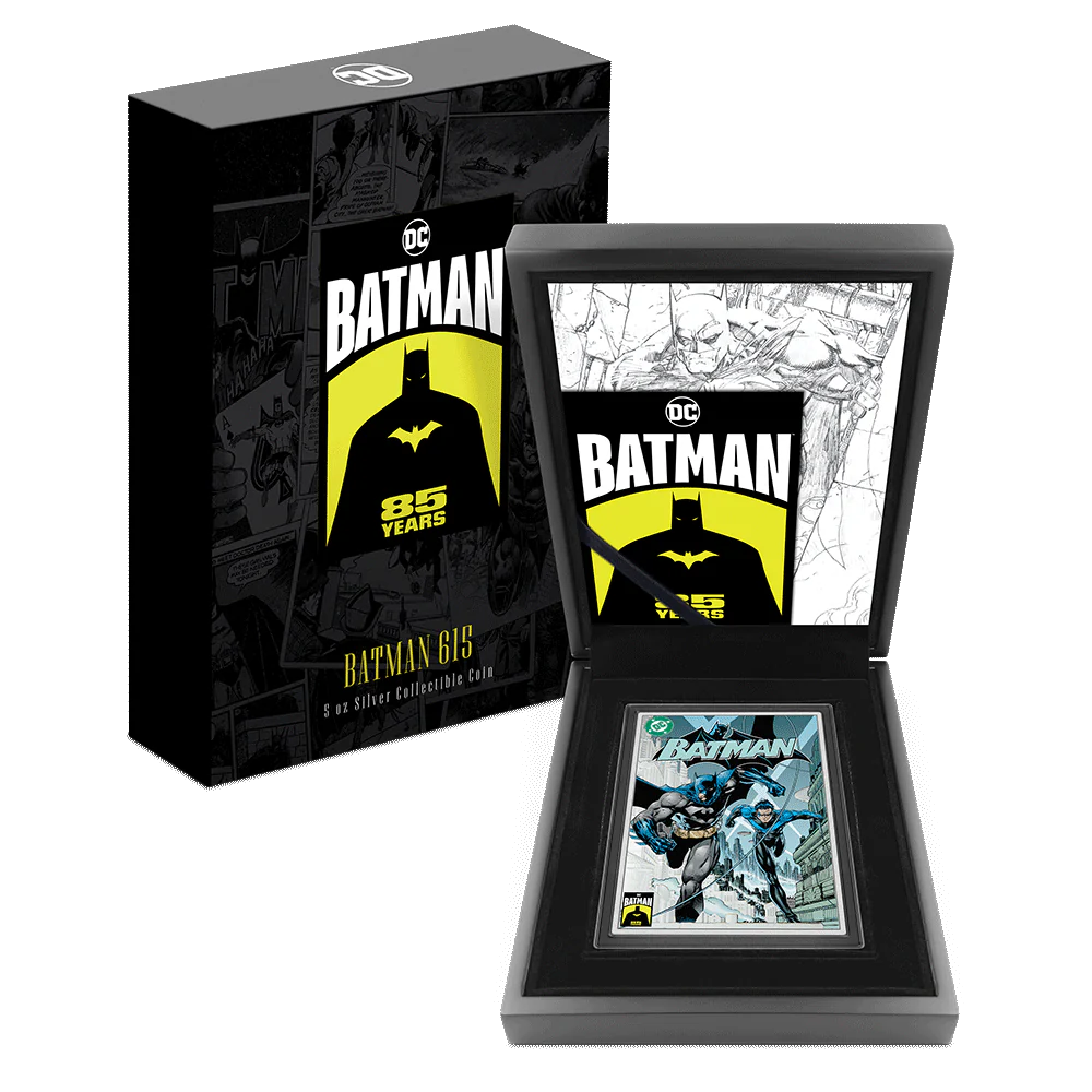 Batman 85th Anniversary Batman 615 5oz Silver Coin