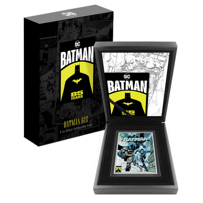 Batman 85th Anniversary Batman 615 5oz Silver Coin