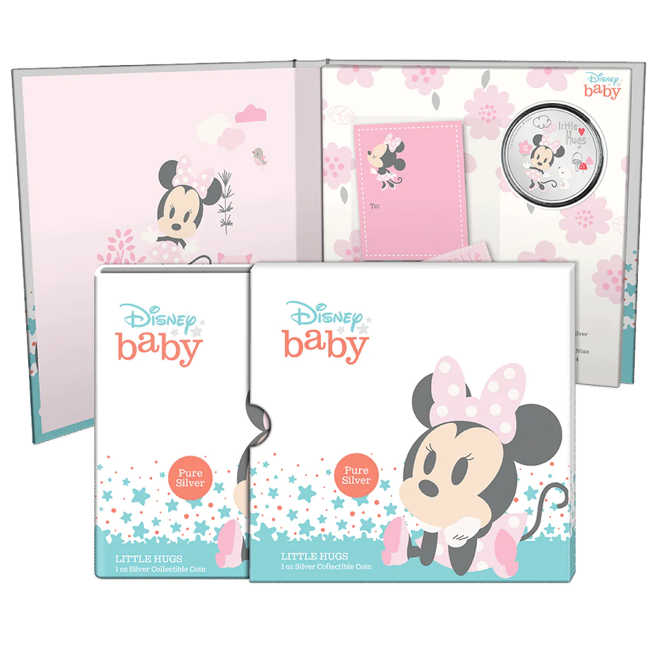 Disney Baby Little Hugs – Girl 1oz Silver Coin