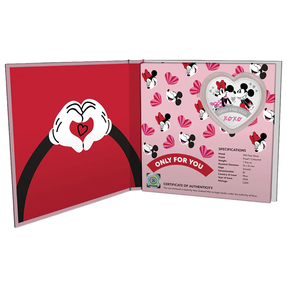 Disney Love 2024 – Only For You 1oz Silver Coin