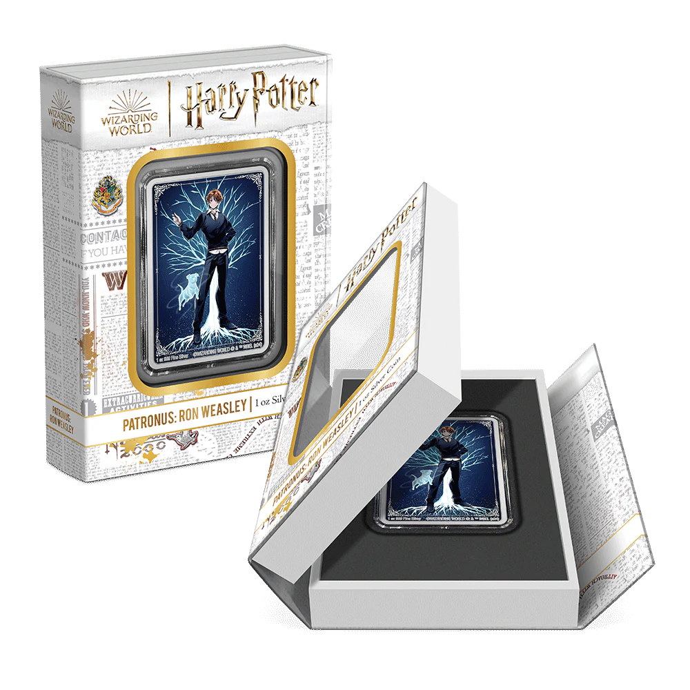 Harry Potter Patronus Ron Weasley 2024 1oz Silver Coin