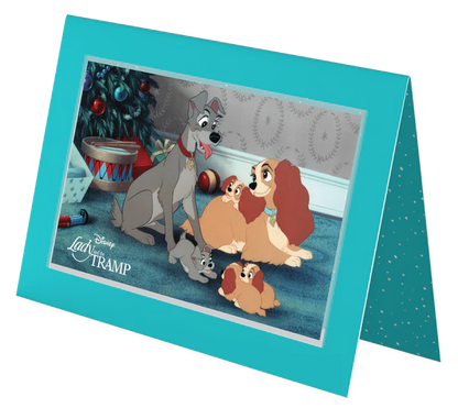 Disney Season's Greetings 2024 Lady and the Tramp Note 5g Silver Coin Note