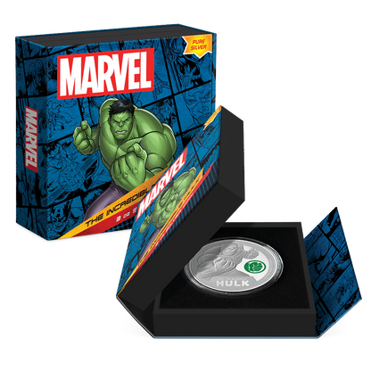 Marvel The Incredible Hulk Coin 2024 3oz Silver Coin