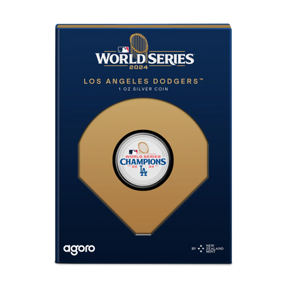 Major League Baseball World Series 2024 Los Angeles Dodgers 1oz SIlver Coin