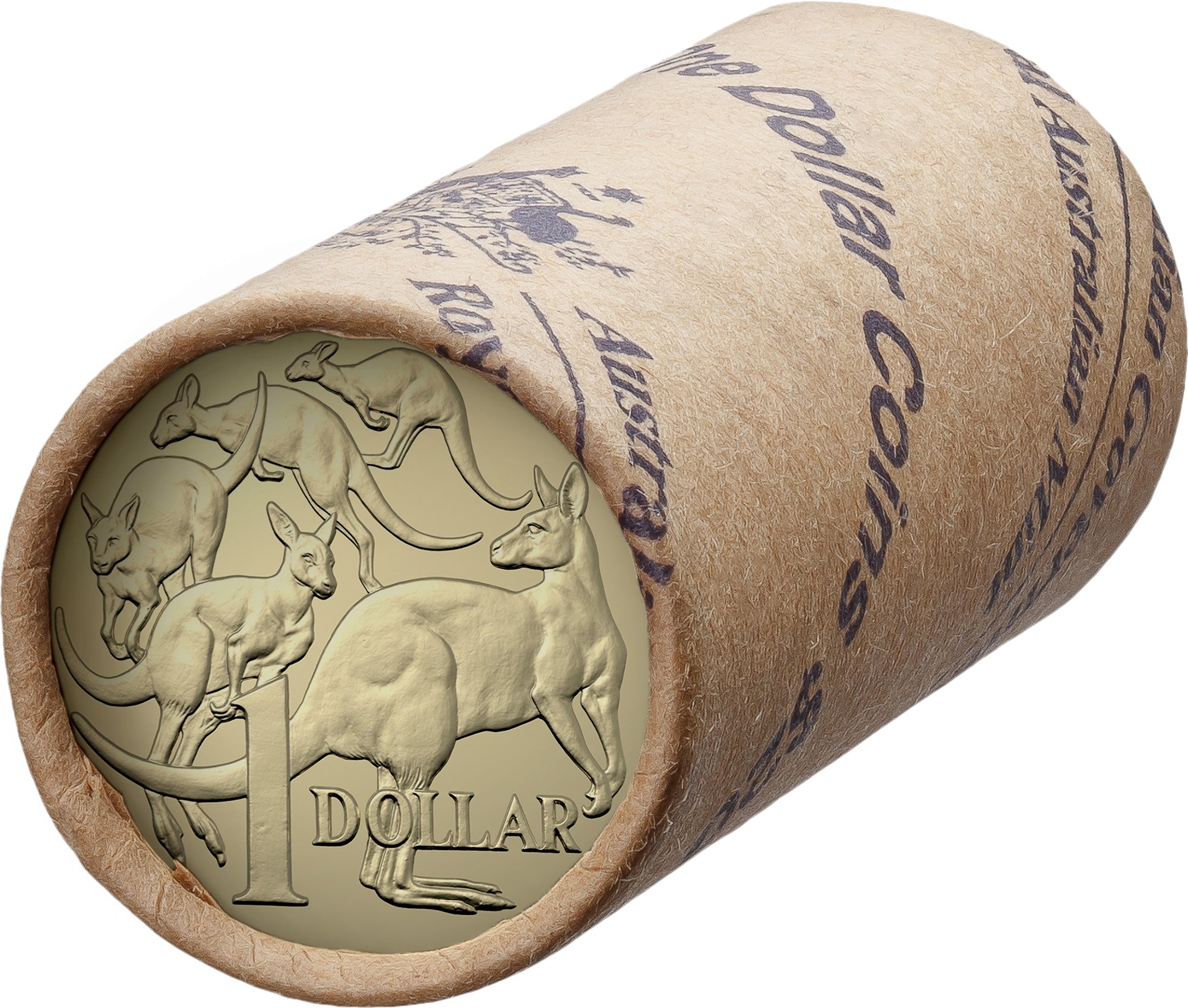 2024 $1 Circulating Coin Roll Non-Premium (H/H or T/T) King Charles III
